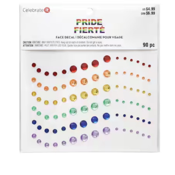 NEW SET;Pride WearEarrings/Face Decals/Hair Bow/Tee/Shorts/magnet/bracelet/sox➕ - Picture 3 of 14